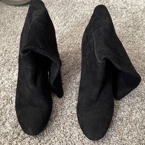 Ralph Lauren Double RL Black Heeled Boots